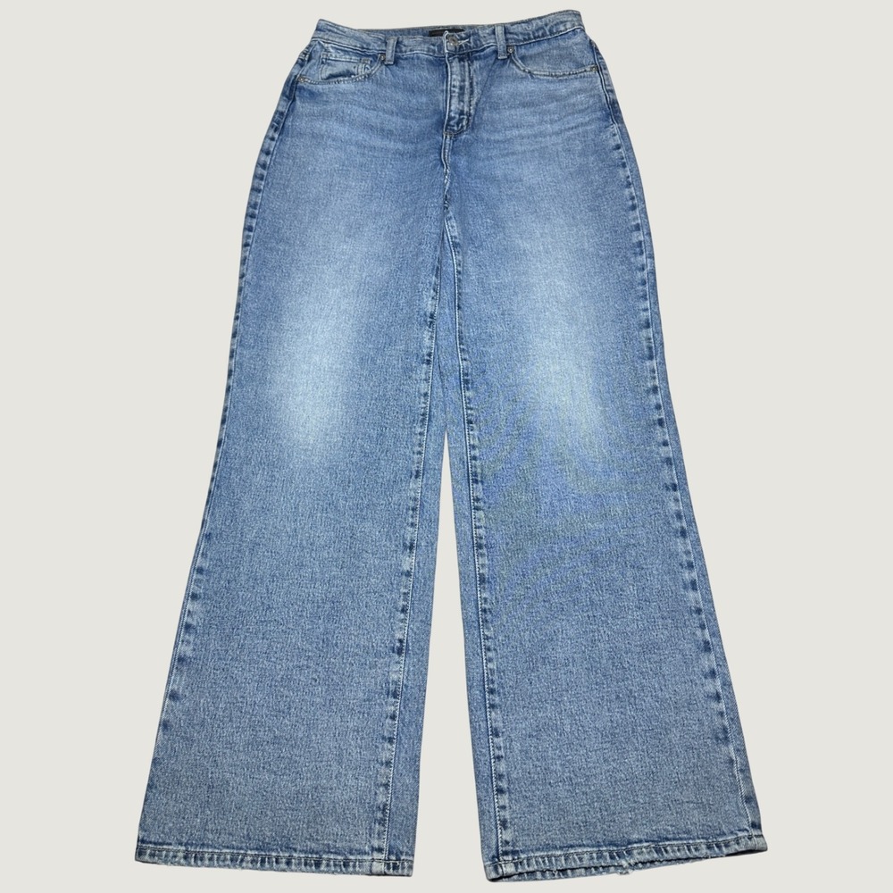 Silver Jeans Co Highly Desirable Trouser Womens 29x31 Wide Leg Medium Wash Blue